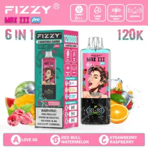 FIZZY Max III PRO 6-in-1 120000 Puffs
